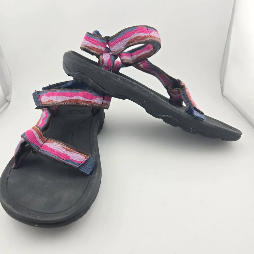 Teva Hurricane XLT 2 Kids Sandals Pink Blue Little Girl Size 3